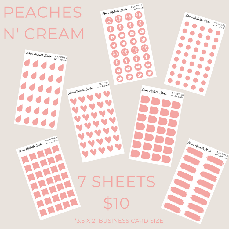 Peach Pleaze 🍑 - Planner Essentials