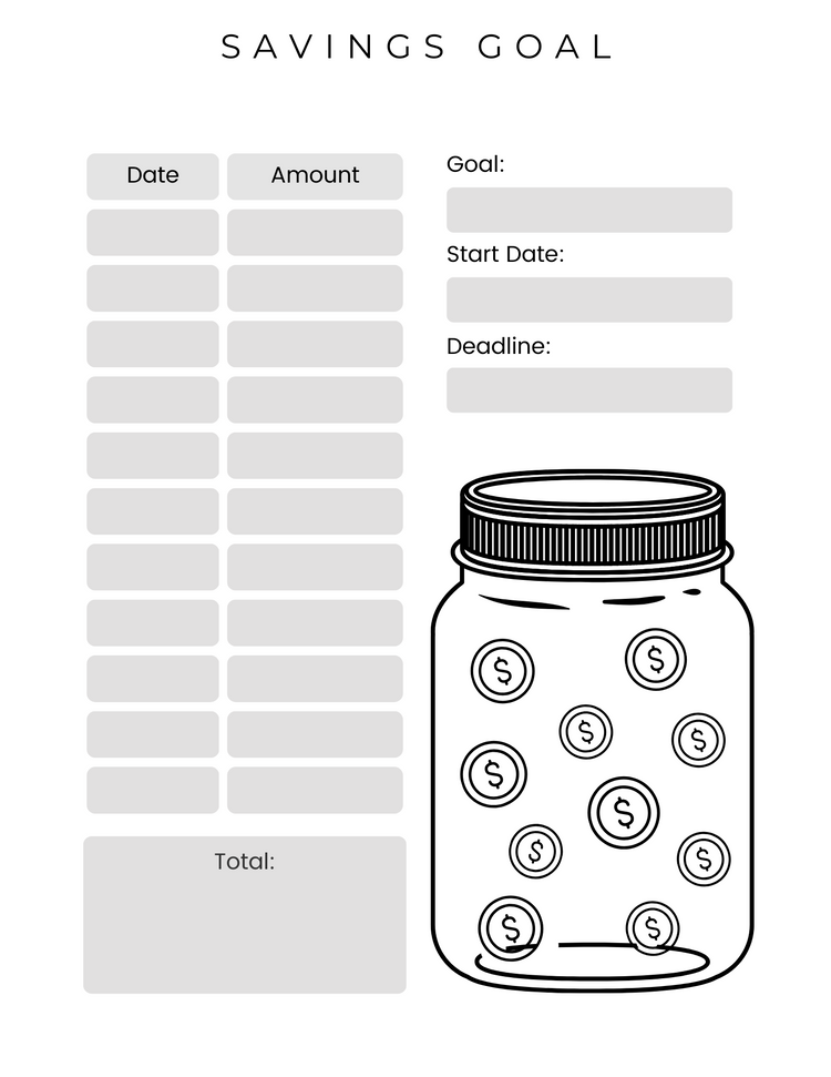 Budget Planner Dated 2023- Digital Format