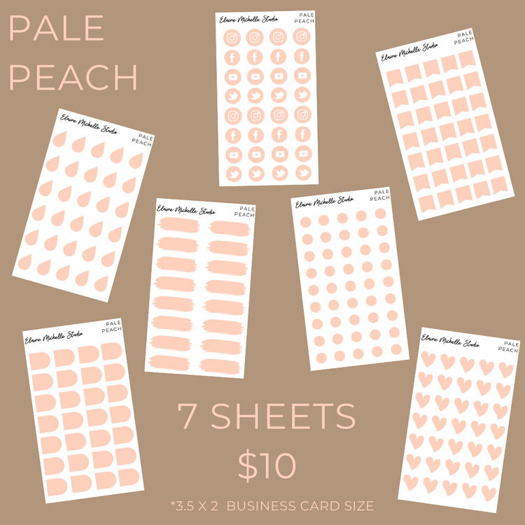 Peach Pleaze 🍑 - Planner Essentials
