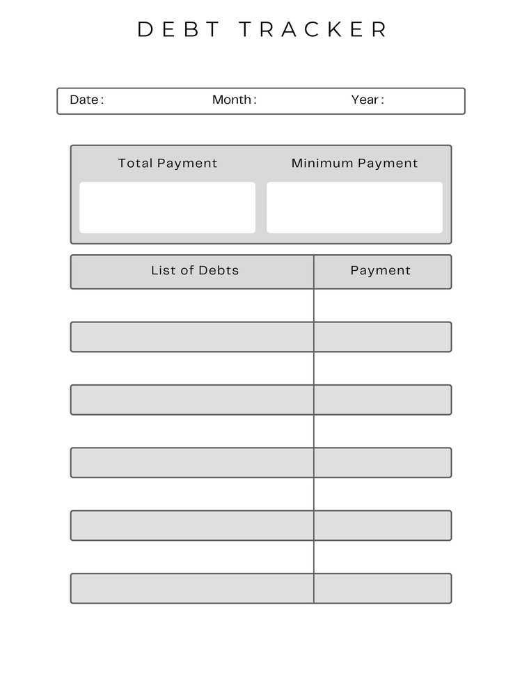 Budget Planner Dated 2023- Digital Format