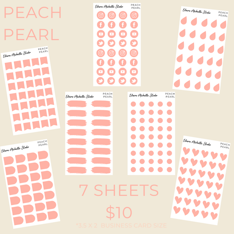 Peach Pleaze 🍑 - Planner Essentials