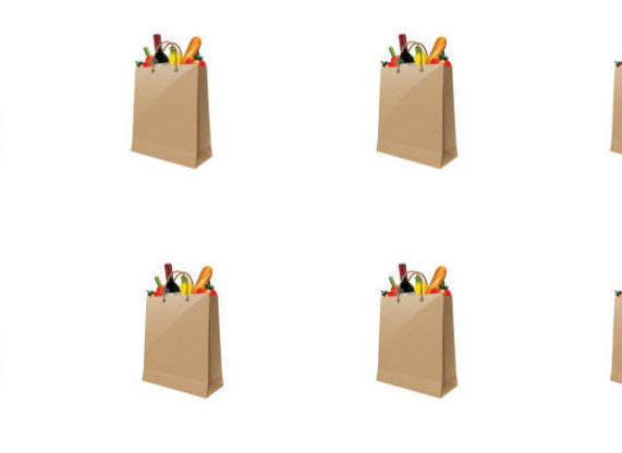 Grocery Bag Planner Stickers