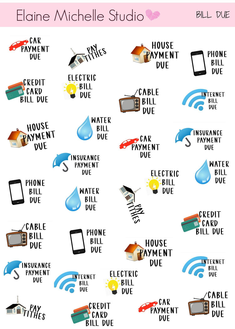 Deluxe Budget Sticker Pack (Dave Ramsey Inspired)