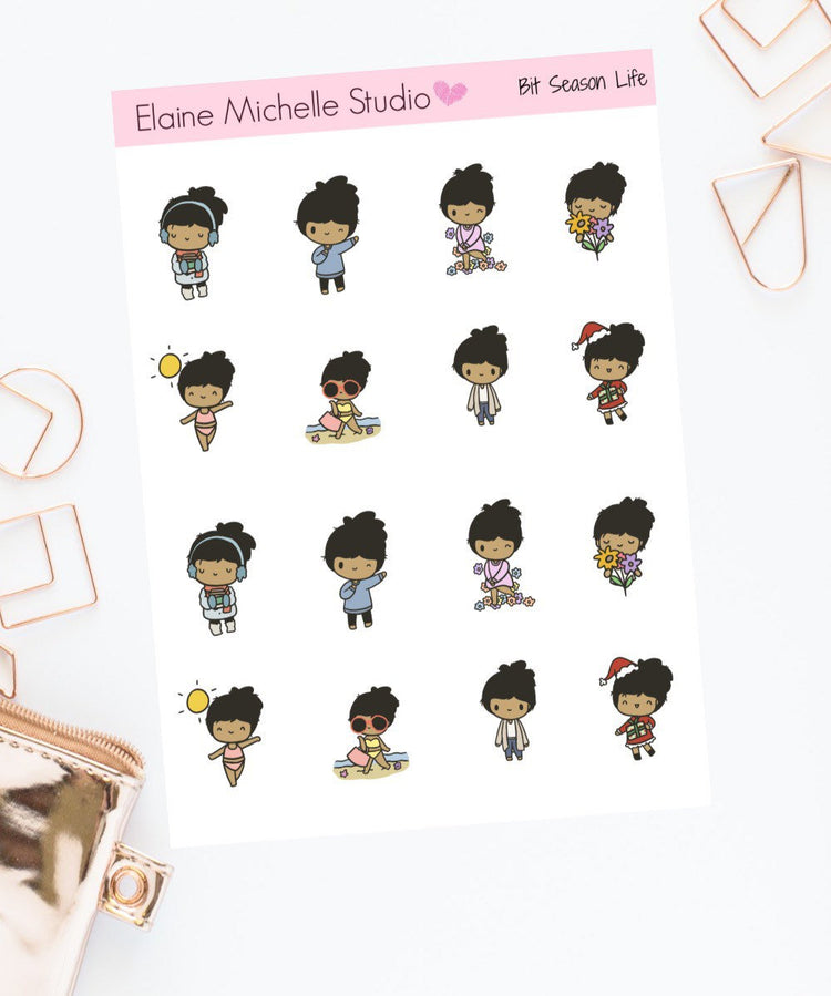 Bit Seasonal Stickers