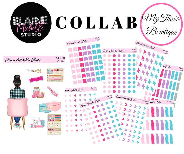 Planner Essentials Bundle- Mz Thia's Bowtique Collab