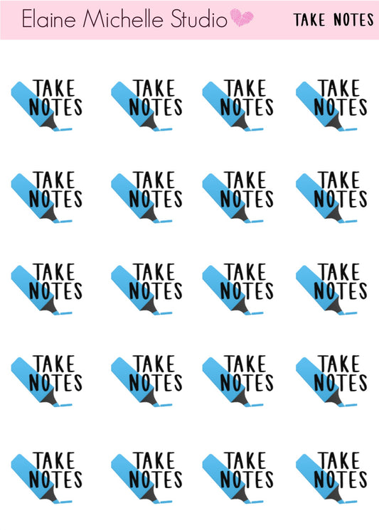 Student Planner Stickers Bundle Pack