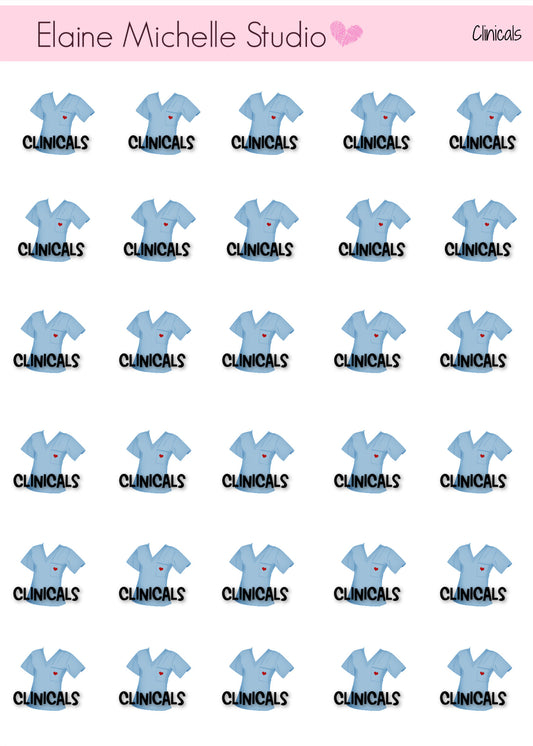 Clinical - Planner Icon Stickers