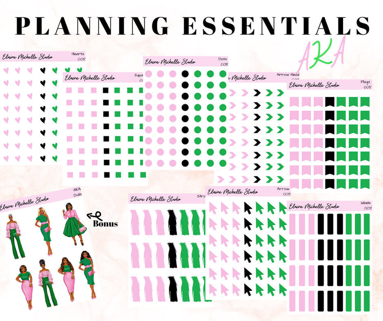 Planner Essentials Bundle- AKA